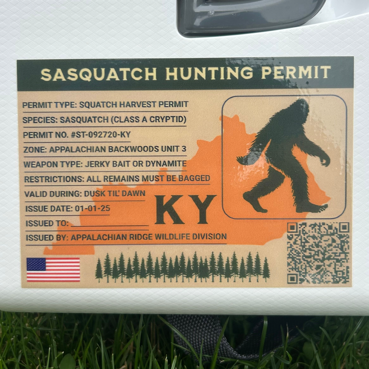 Sasquatch Hunting Tags