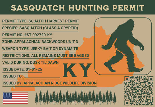 Sasquatch Hunting Tags